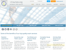 Tablet Screenshot of i-courses.org